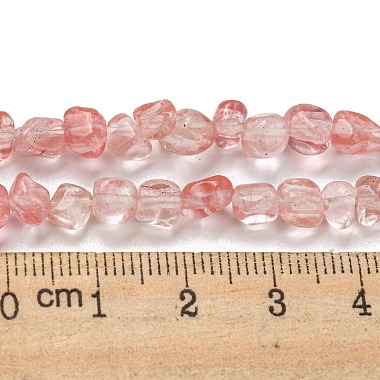 Cherry Quartz Glass Bead Strands(G-F465-55)-5
