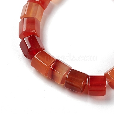 Natural Red Agate Beads Strands(G-C026-B03)-4