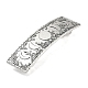 Rectangle with Moon Phase Pattern Alloy Hair Barrettes(PHAR-G011-01AS)-1