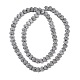 Electroplated Natural Lava Rock Beads Strands(G-Q1009-G01-02G)-2