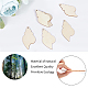 Animal Theme Unfinished Blank Wooden Pendants Set for Painting Arts(WOOD-WH0124-26G)-6