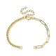 Brass Curb & Paperclip Chains Bracelet Making(BJEW-JB10030-01)-1
