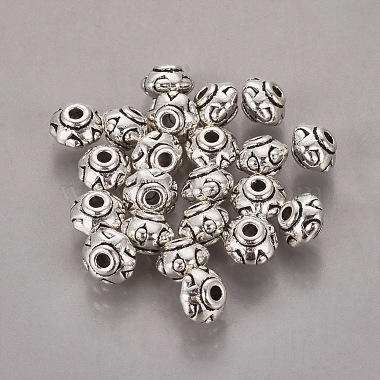 Perles en argent tibétain  (AB652)-2