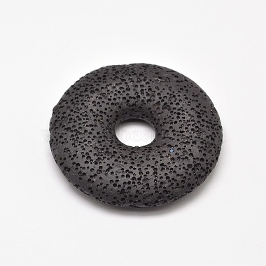 Black Donut Lava Big Pendants