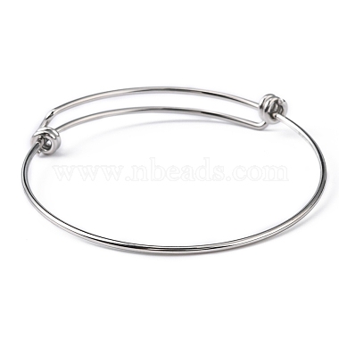 Adjustable 316 Surgical Stainless Steel Expandable Bangle Making(MAK-M188-07)-2