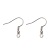 Platinum Iron Earring Hooks(X-E135-NF)
