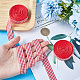 2 Rolls Polyester Ribbon(OCOR-GF0004-10)-3