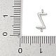 304 Verbindungsstück-Buchstaben aus Edelstahl(STAS-M108-01P-26)-3