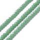 facettes(32 facettes) brins de perles de verre(EGLA-J042-36A-06)-1