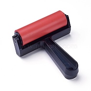 Rubber Roller Brush, DIY Diamond Painting Tool, Red, 12.8x11.4x5cm(TOOL-WH0117-23)