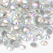 Glass Hotfix Rhinestone, Grade AA, Flat Back & Faceted, Half Round, Crystal AB, SS16, 3.8~4.0mm, about 1440pcs/bag(RGLA-A019-SS16-101)