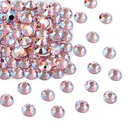 Preciosa&reg MAXIMA Crystal No Hotfix Flatback Stones, Czech Crystal, Dura Foiling, Round(438 11 615 Chaton Rose), 70020 200 Light Rose AB, SS12(3~3.2mm)(Y-PRC-NSS12-70020-200)