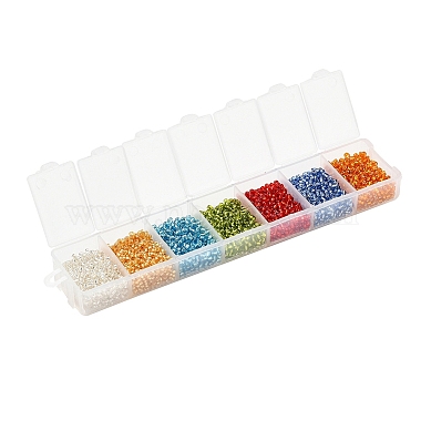 3500Pcs 7 Colors 12/0 Glass Round Seed Beads(SEED-YW0001-23)-3