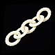 Spray Painted CCB Plastic Linking Rings(CCB-Q091-011F)-4