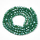 Opaque Solid Color Electroplate Glass Beads Strands(EGLA-A039-P2mm-A07)-2