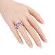 Real Platinum Plated Brass Cubic Zirconia Wide Band Rings(RJEW-EE0001-035D)-4