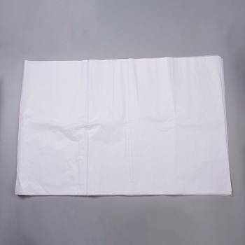 Moisture Proof Wrapping Tissue Paper, for Wrapping Clothing, Gift Packaging, Rectangle, White, 59x89cm, 450sheets/bag