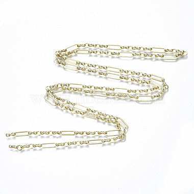 Brass Paperclip Chains(CHC-T012-01LG)-3