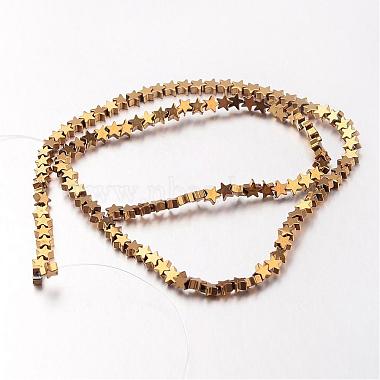 Electroplate Non-magnetic Synthetic Hematite Bead Strands(G-F300-24C)-2