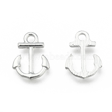 Silver Anchor & Helm Brass Pendants