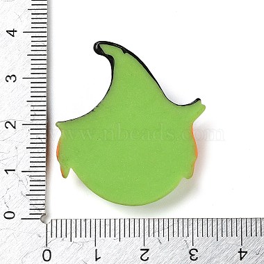 Monster with Witch Hat Halloween Opaque Resin Decoden Cabochons(RESI-R446-01T)-3