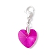 décoration pendentif coeur en verre(HJEW-JM01414-02)-4