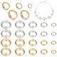 50Pcs 10 Styles Brass Beads Frames(KK-CN0002-56)-1