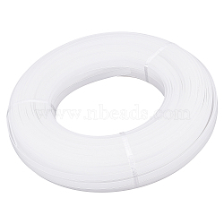 Plastic Boning Sewing Wedding Dress Fabric, for DIY Sewing Supplies Accessories, White, 10x2mm(DIY-WH209-95A)