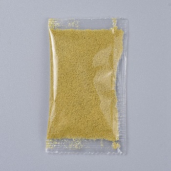 Decorative Moss Powder, for Terrariums, DIY Epoxy Resin Material Filling, Goldenrod, Packing Bag: 99x58x7mm