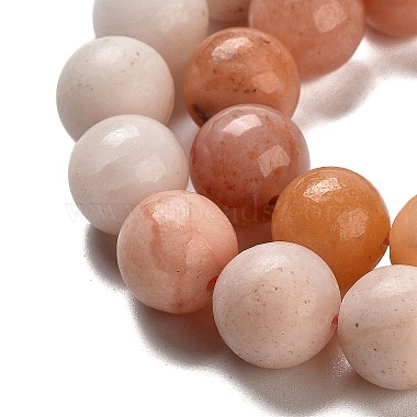 rose naturel perles aventurine brins(G-B095-A02-02)-3