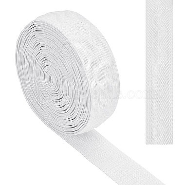 25mm White Elastic Fibre Thread & Cord