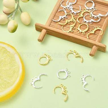 20Pcs 2 Colors Brass Leverback Earring Findings(KK-CJ0002-06)-5