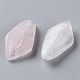 Pendentifs de quartz rose naturel(G-F697-B03)-3