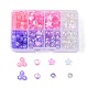 4 Style 2 Colors Transparent Acrylic Beads(DIY-FS0002-49)-1