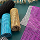 Plastic 24 Rows Rhinestone Mesh Wrap Roll(AJEW-TA0001-09)-5