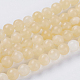 Natural Topaz Jade Beads Strands(G-G515-8mm-03A)-1