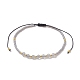 Adjustable Natural Labradorite & Seed Braided Bead Bracelets(BJEW-JB10181-04)-1