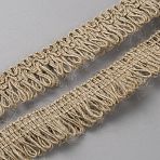 Jute Ribbon, Garment Accessories, Tan, 7/8~1 inch(22~25mm)(OCOR-WH0085-55)