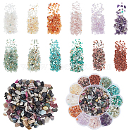 Elite 3330Pcs 13 Style Natural & Synthetic Gemstones Chip Beads, No Hole/Undrilled, 2~10.5x2~7x2~4mm(G-PH0002-15)