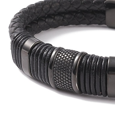 Leather Braided Cord Bracelets(BJEW-E352-36B)-3