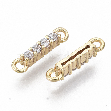 Brass Micro Pave Cubic Zirconia Links connectors(X-KK-S348-481-NF)-2