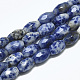Natural Blue Spot Jasper Beads Strands(X-G-S357-A06)-1