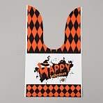 Halloween Theme Plastic Bags,  for Halloween Party Sweets Snack Gift Ornaments, Colorful, 22.6x13.5cm, 50pcs/bag(ABAG-L011-B01)