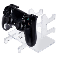 Assembled Acrylic Game Pad Controller Display Stands, Clear, Finished Product: 19.8x8.9x10cm(ODIS-WH0001-27)