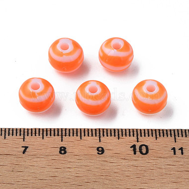 Perles acryliques à rayures opaques(MACR-S373-27D-04)-3