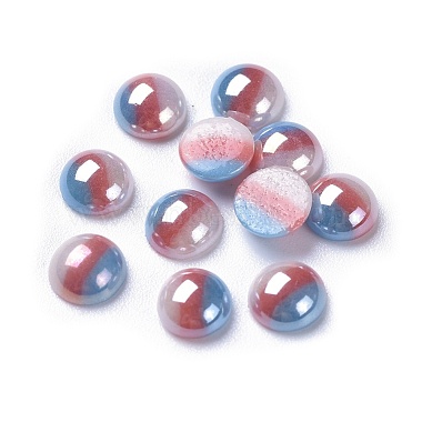 Colorful Half Round Glass Cabochons