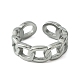 Non-Tarnish 304 Stainless Steel Open Cuff Ring(RJEW-L110-001P)-2