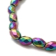 Electroplated Strong Magnetic Synthetic Hematite Beads Strands(G-P518-02G)-3