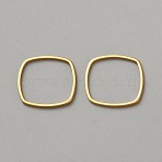 304 Stainless Steel Link Rings, Square, Golden, 16x16x1mm, Inner Diameter: 14x14mm(FIND-WH0424-06B-P)