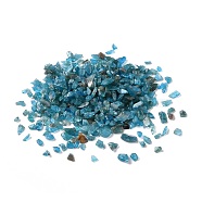 Natural Apatite Chip Beads, No Hole/Undrilled, 2~12x2~10x1~3mm, about 11200pcs/1000g(G-M364-07)